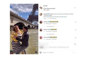 Así se divierten en las grabaciones de su telenovela.