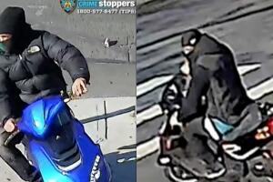 Buscan a sospechosos de robos en motoneta en El Bronx contra adolescentes.
