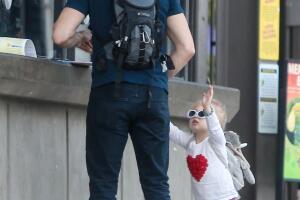 Jeremy Renner y su hijita Ava