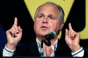 Rush Limbaugh Gives A Speech
