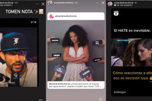 Evelyn Beltrán también se expresó contra el "odio" que ronda en redes sociales.  