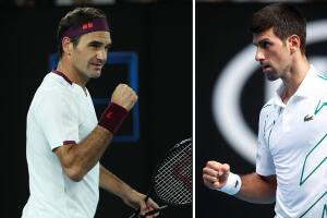 Roger Federer y Novak Djokovic