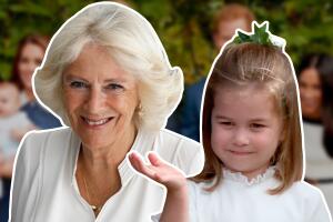 Camila de Cornualles y la princesa Charlotte