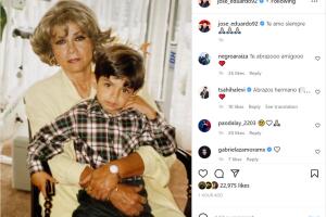 José Eduardo Derbez se despidió de su abuela en Instagram.