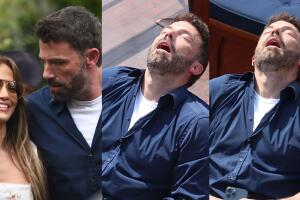 Jennifer Lopez y Ben Affleck: cachan al actor durmiendo sin reparo en plena luna de miel 