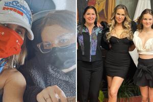 Michelle Vieth y su hija Michelle, de 16 años