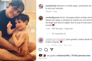 Este es el nuevo mensaje que el hijo de Julián Figueroa le dedicó a su padre a una semana de su repentina muerte. 