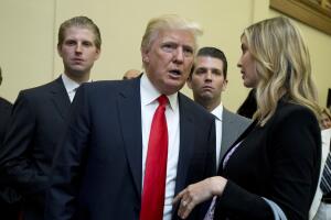 Donald Tump, Donald Trump Jr, Ivanka Trump, Eric Trump