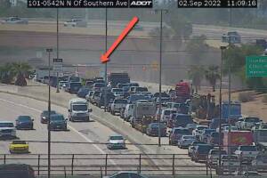 Se espera tráfico en las carreteras desde este viernes al medio día. 