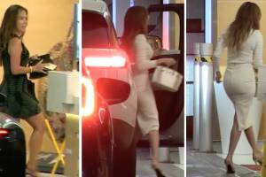 La abogada Laura Wasser y Jennifer López llegando a la reunión con Ben Affleck.