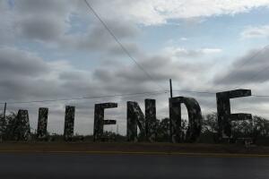 Cartel municipio Allende