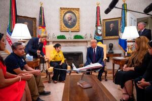 Guillen family and Trump.jpg