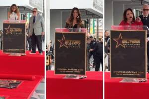 Lili Estefan y Raúl de Molina; Thalía; Gloria y Emilio Estefan.