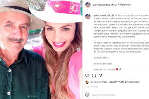 Paty Navidad y su padre