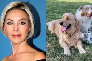 'Jackson', el golden retriever, es el nuevo "novio" de Laura Flores. 