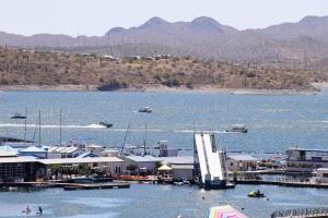 Vista del Lake Pleasant, Arizona. 