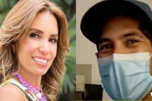 Marco, el padre del bebé de Andrea Escalona, se dejó ver en unas imágenes presentadas en Hoy. 