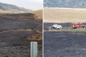 Para enfrentar el incendio forestal de 15 acres el departamento de bomberos pidió apoyo adicional 