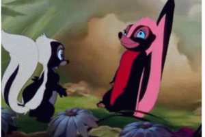 Flor, zorrillo de 'Bambie'