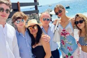 La familia de François-Henri Pinault