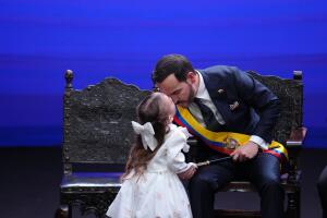 Abelardo de la Espriella e hija
