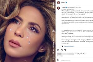 Shakira anuncia el laqnzamiento de su nuevo disco 'Las Mujeres Ya No Lloran'