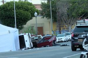 Fatal accidente en Boyle Heights deja un muerto y tres mujeres en estado crítico