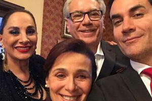 Otto Sirgo y Mónika Sánchez