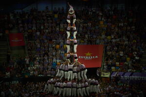 Spain Catalonia Human Tower