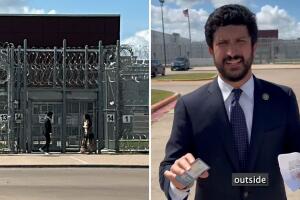 congresista greg casar centro detención inmigrantes taylor texas