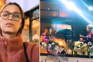 Mamá vigila a su hija en su primera salida con sus amigas y se vuelve viral