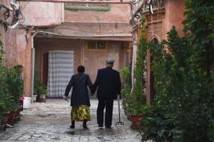 Pareja de la tercera edad