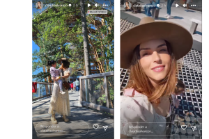 Claudia Álvarez y su hija