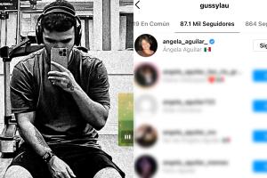 Ángela Aguilar seguía a Gussy Lau en Instagram aún hasta la mañana de este domingo 8 de mayo.