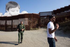 US-MEXICO-FRANCE-BORDER-ART