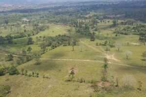 Clandestine airstrip in Mosquitia, Honduras
