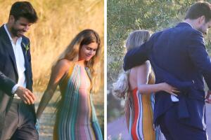 Las fotos de Piqué y su supuesta novia en la boda que provocaron críticas y rumores de embarazo