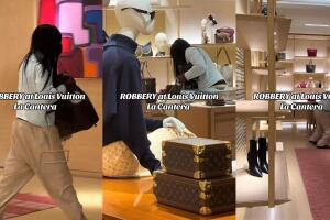 Hombre disfrazado entra a Louis Vuitton en La Cantera y se lleva siete bolsas