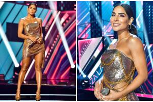 Look de Alejandra Espinoza en la segunda gala de NBL