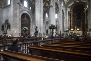 Imagen de una iglesia católica en México