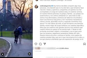 Andrea Legarreta y Erik Rubín se separan