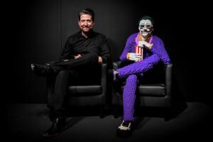 "The Art Of The Brick: DC Super Heroes": escultura de LEGO de Joker