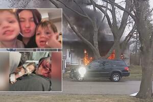 Madre pierde a sus tres hijos en trágico incendio: comunidad de Carpentersville realiza vigilia
