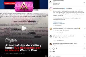 Acta de nacimiento de Cattaleya