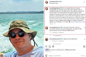 Sebastián Ligarde así informó la muerte de su hermano Honoré.