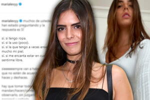 María, la hija de Mariana Levy, responde en redes sociales a los que le preguntan si "tiene ropa"