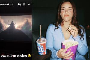 Jesaaelys pareció disfrutar este fin de semana de la película 'Wicked' en medio del escándalo que protagonizan sus padres. 