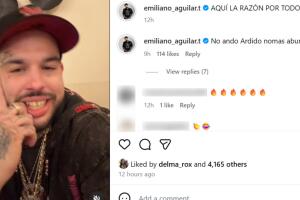 Emiliano Aguilar explicó que ha hecho sus polémicas publicaciones contra su familia porque está "aburrido".
