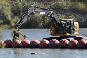 boyas Río Bravo mover México Texas