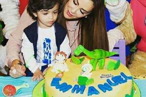 Ninel Conde y su hijo Emmanuel